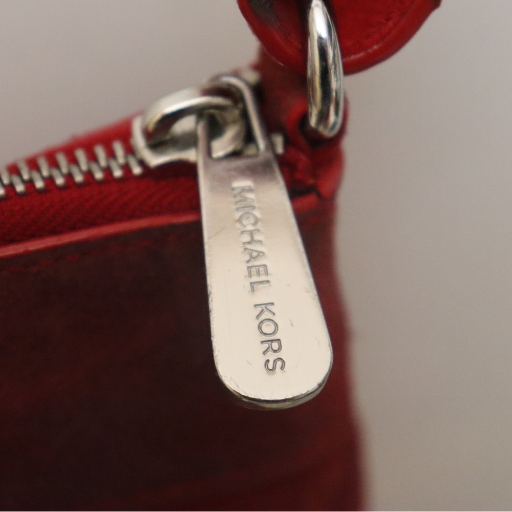 Michael Kors red fringe Crossbody w original dust bag - Picture 9 of 13